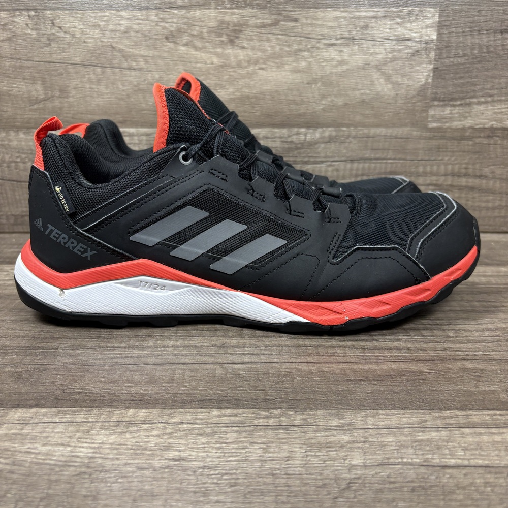 Adidas Terrex Agravic Gore-Tex Black Red Mens US Size 10.5 EF6868 Running Shoes